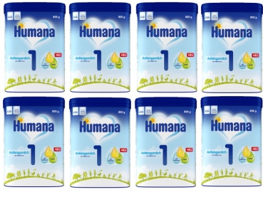 Humana 1 800g (8 Packungen)